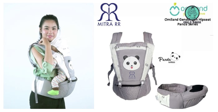 Omiland Gendongan Hipseat Panda Series