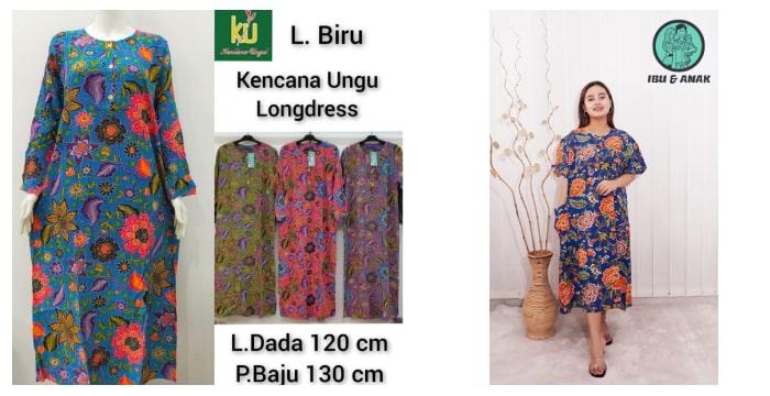 Batik Kencana Ungu 