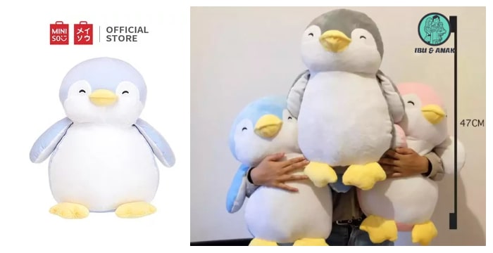 Miniso Boneka Penguin Lucu