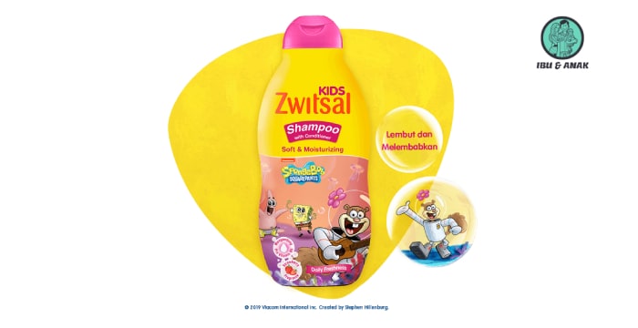 Zwitsal Kids Shampoo Soft and Moisturizing Pink