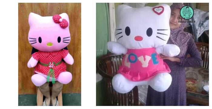 Hello Kitty Jumbo Super Besar Pita