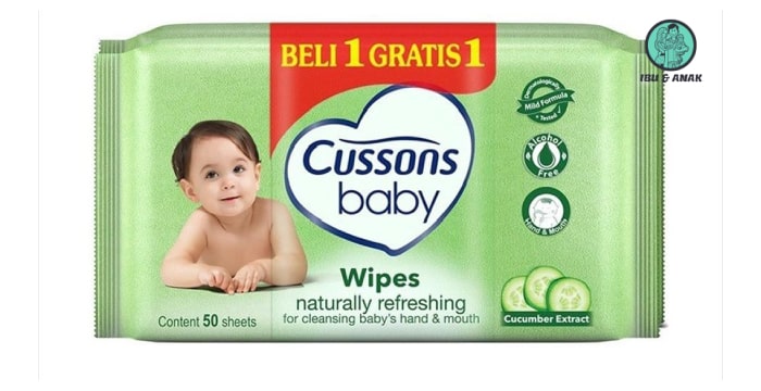 Cussons Baby Naturally Refreshing Baby Wipes