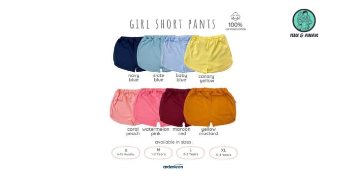 Ardenleon Girl Short Pants