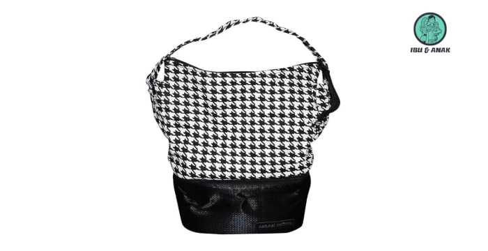 Natural Moms Cooler Bag Tote Houndstooth 