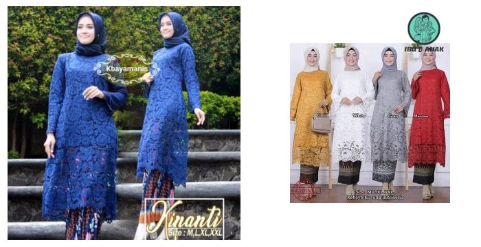 Kebaya Brokat Baju Kurung