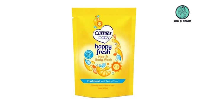Cussons Baby Wash Happy Fresh hair and body wash