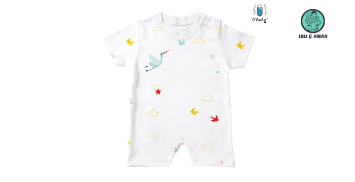 Obady Romper Bodysuit Dreamy Birdie