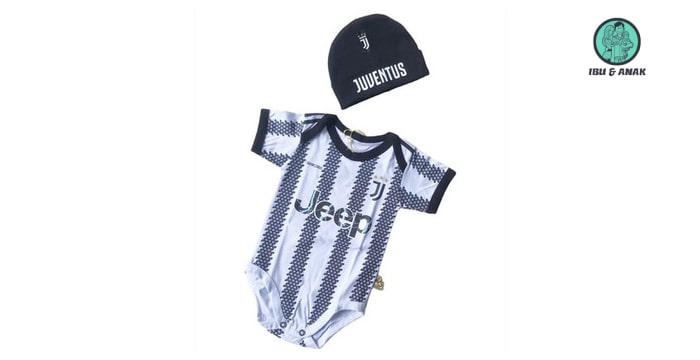 Jumper Bola Juventus Bayi Set 3in1