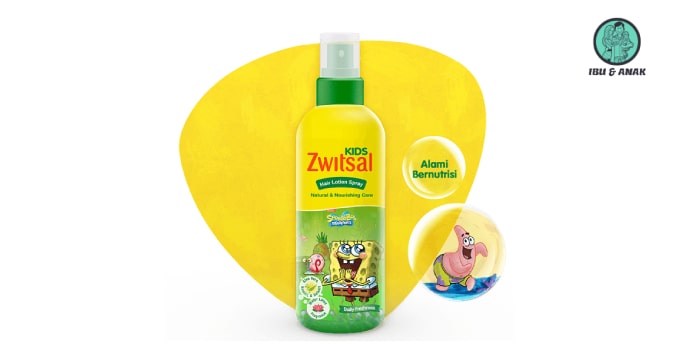 Zwitsal Kids Hair Lotion Natural and Nourishing Care Green