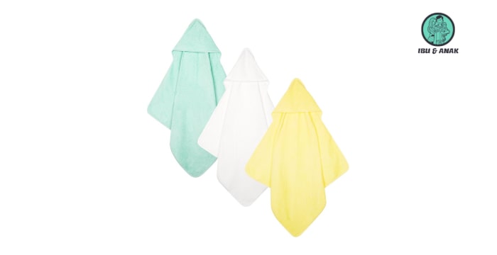 Pastel Cuddle 'N' Dry Hooded Towels - 3 Pack