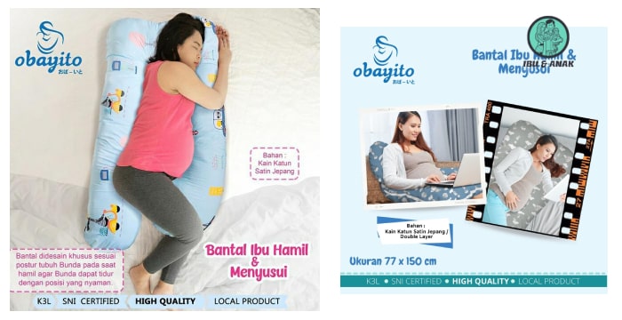 Obayito Bantal Ibu Hamil dan Menyusui 