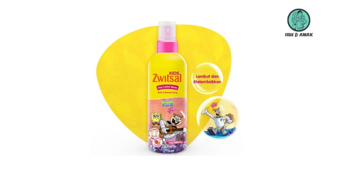 Zwitsal Kids Hair Lotion Soft and Moisturizing Pink