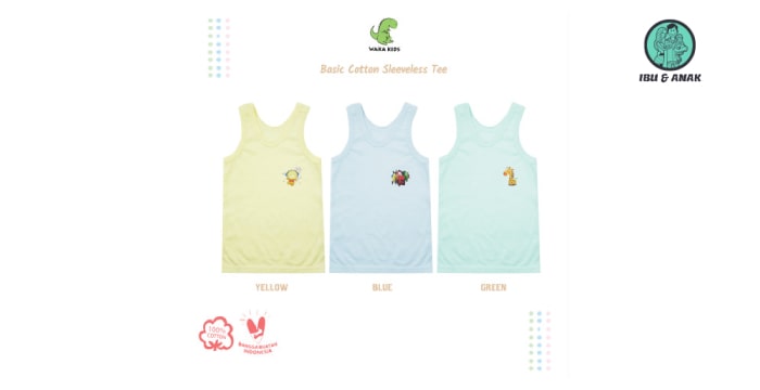 Wakakids Skabe Singlet Unisex