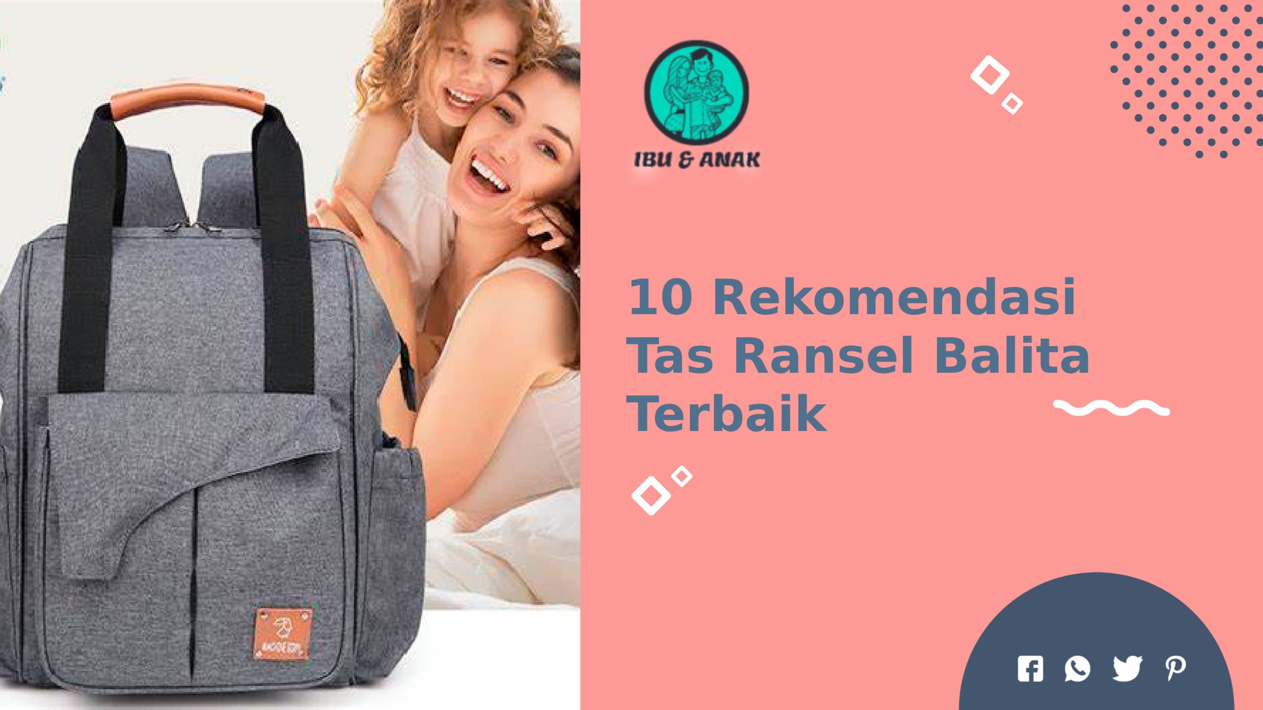 Rekomendasi Tas Ransel Balita