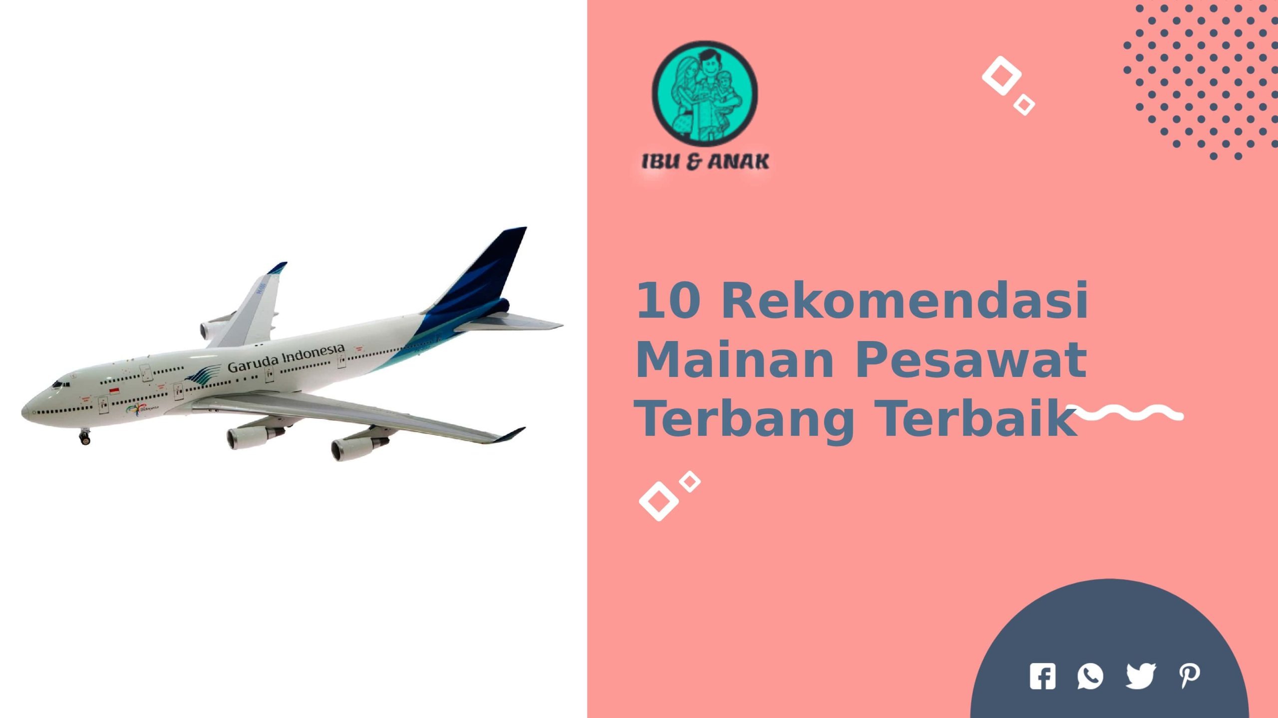 Rekomendasi Mainan Pesawat Terbang Terbaik, RC, Miniatur Hingga Bongkar Pasang 