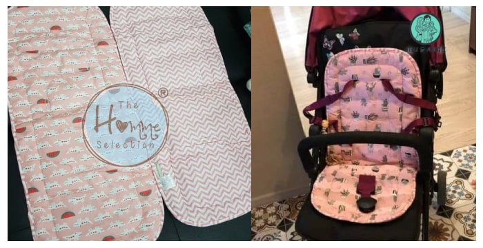 Alas Stroller Bahan Kain Katun Muslin