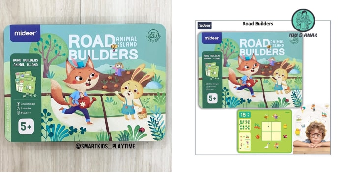 Road Builders Animal Island Board Game