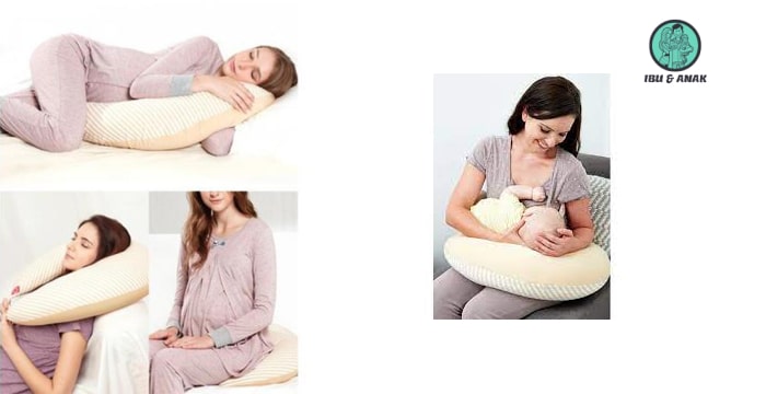 Medical Grade Hypoallergenic Maternity Nursing Pillow - Moon Pillow