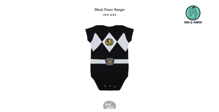 Hey!Baby Power Ranger Romper