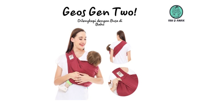 Mere et Moi Gendongan Bayi Kaos - Geos Gen Two