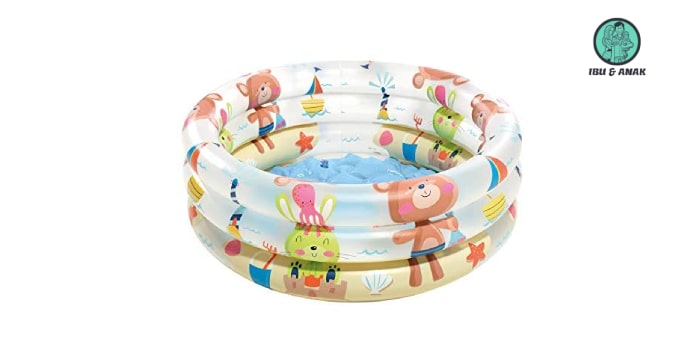 Intex Kolam Renang Bear 3 Ring Baby 