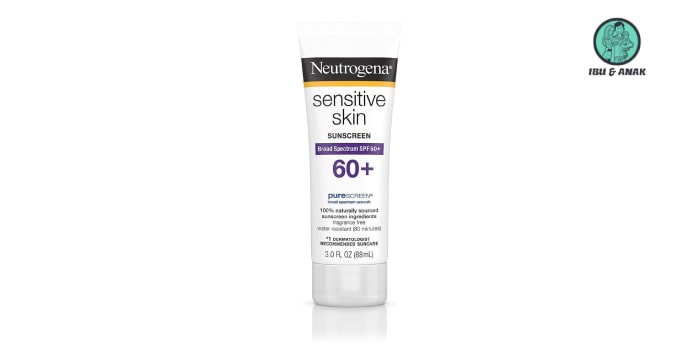 Johnson & Johnson Neutrogena Sensitive Skin Sunscreen Lotion Broad Spectrum SPF 60+ 