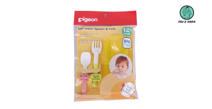 Pigeon Self Education Spoon and Fork