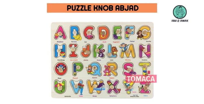 Sunshine Edutoys Puzzle Kayu Abjad Hijaiyah