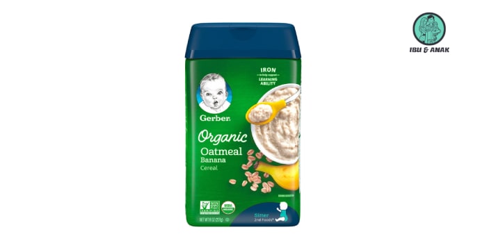 Gerber Organic Cereal Oatmeal Banana