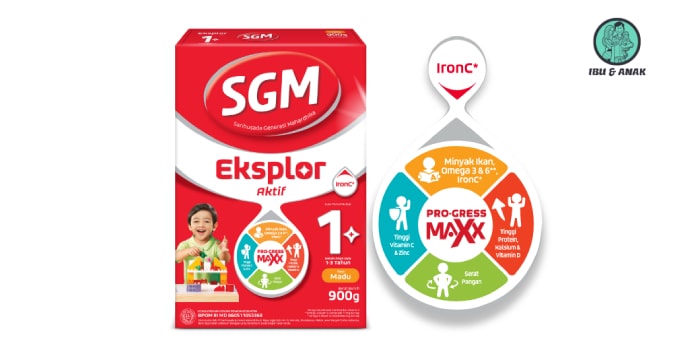 Sarihusada SGM Eksplor Soya 1+ Pro-gress Maxx dengan IronC