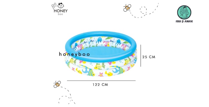 Honey Boo Kolam Renang Anak Portable 