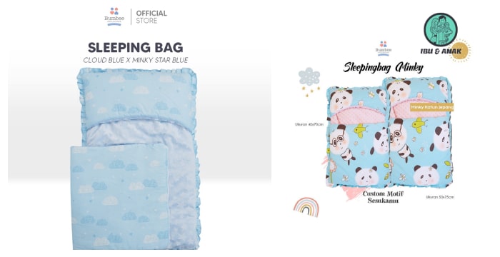 Bumbee Collection | Sleeping Bag Minky