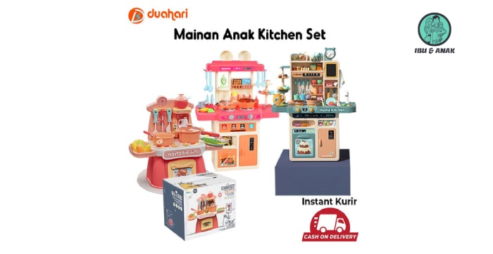 Mainan Mini Electronic Kitchen Set