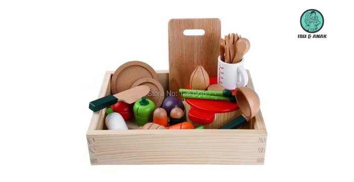 Woody Puddy Vegetable Toy Set 