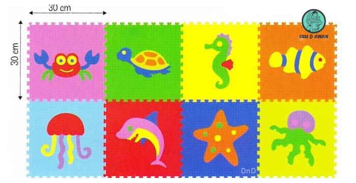 Karpet Puzzle Hewan Laut