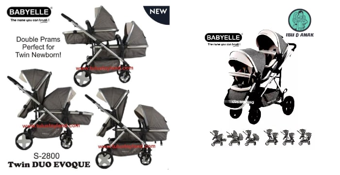 Babyelle | Twin Evogue Duo Stroller