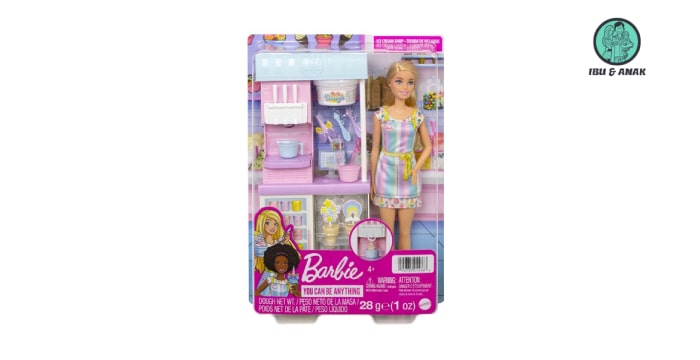 Barbie Ice Cream Shop Playset