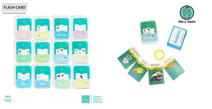 Momi Homi Flash Card Edukasi Anak