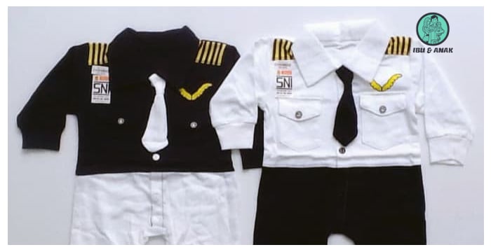 Jumper Bayi Laki-laki Profesi Pilot 