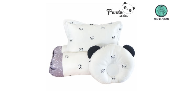 Omiland Bantal Guling Peang Panda