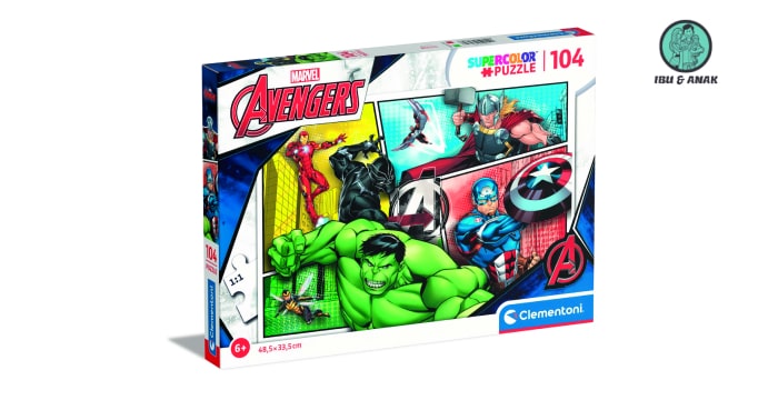 Clementoni | Marvel Avengers - 104 pcs - Supercolor Puzzle