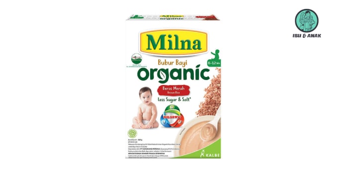 Milna bubur bayi organik beras merah