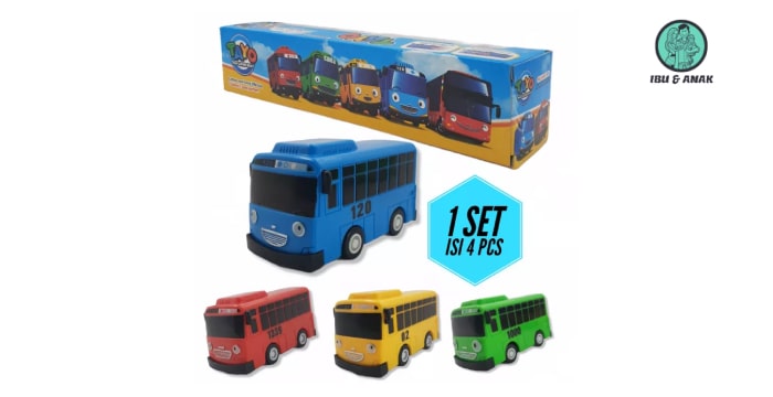 Tayo The Little Bus Set Pullback Action 