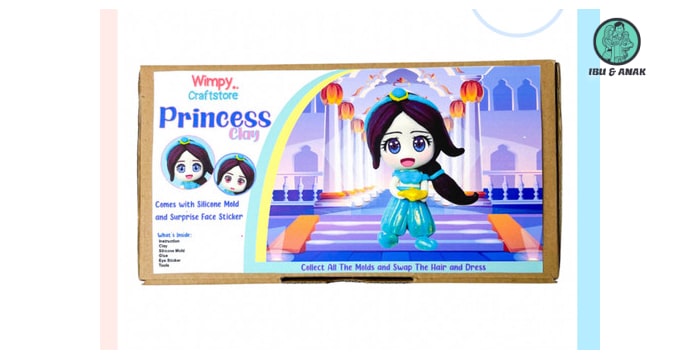 Wimpy Craft Princess Clay - Air Dry Clay 