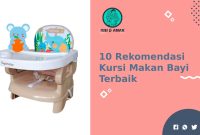 10 Rekomendasi Kursi Makan Bayi Terbaik yang Bisa Dilipat 