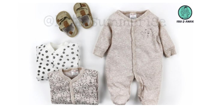 Sleepsuit Bayi Motif Happy Bear